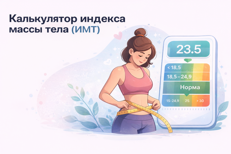 Калькулятор индекса массы тела (ИМТ)