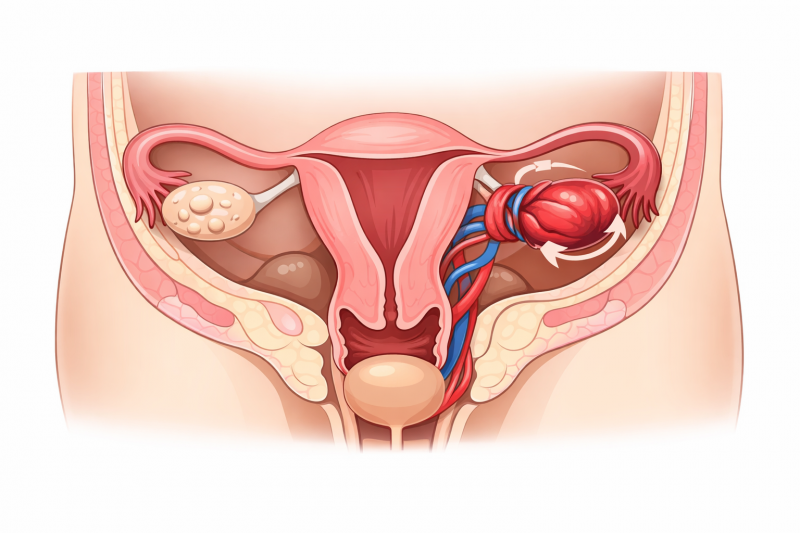 Перекрут яичника: почему важно действовать без промедления
