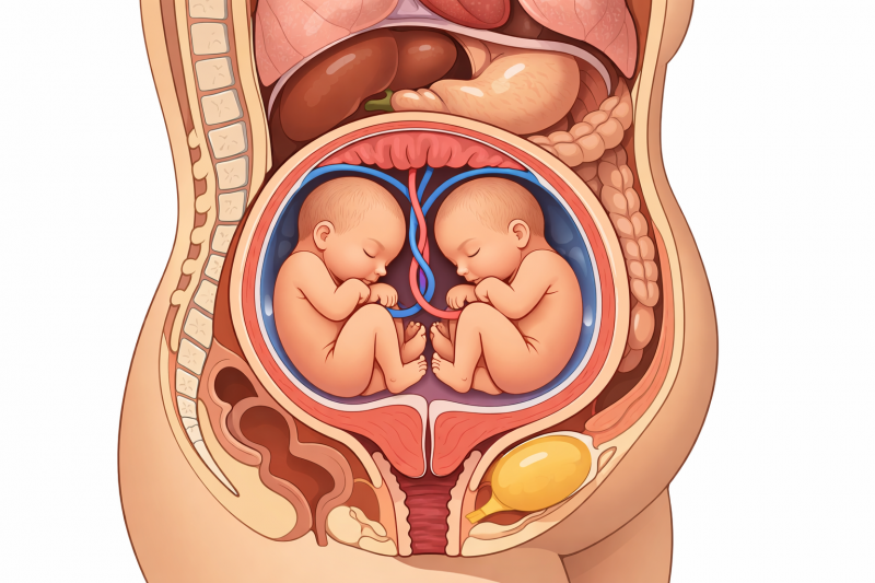 Как две капли воды: беременность двойней