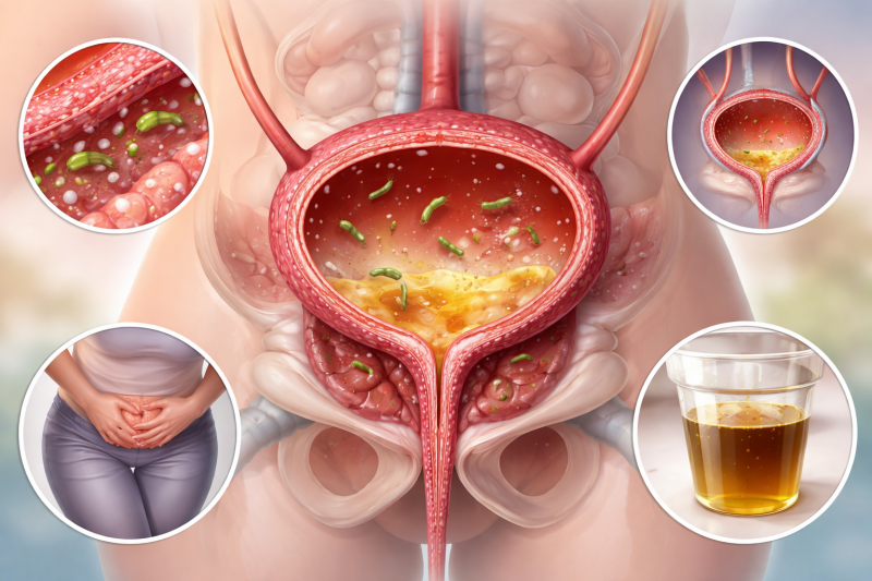 Цистит: причины, симптомы, лечение