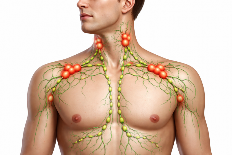 Увеличенные лимфотические узлы: причины, симптомы, лечение