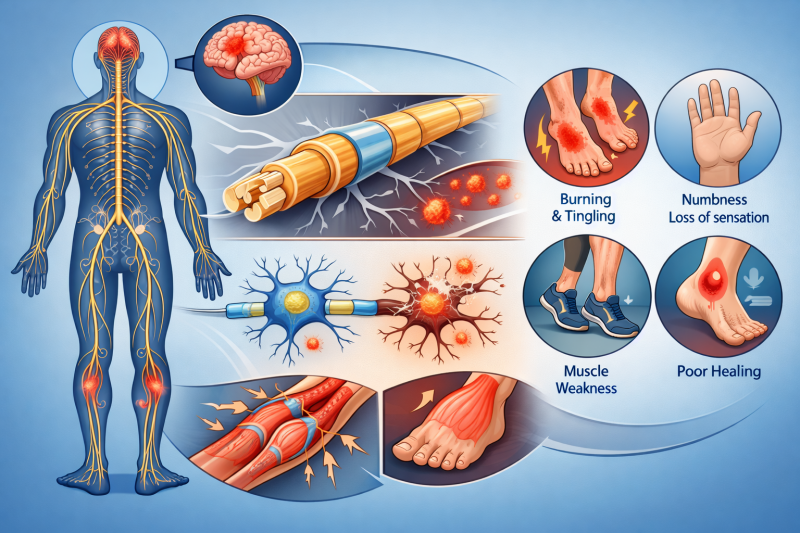 Полинейропатия: причины, симптомы и современные подходы к лечению поражения периферических нервов