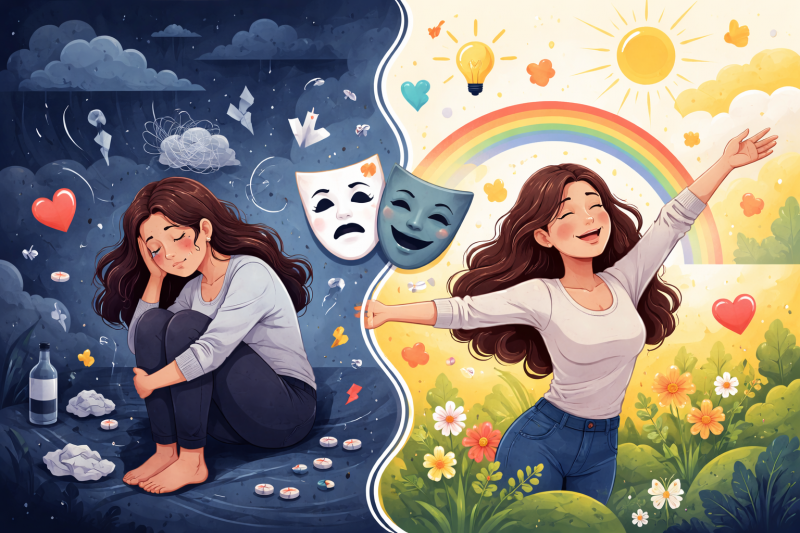 Симптомы биполярного расстройства: как распознать депрессию, манию и гипоманию