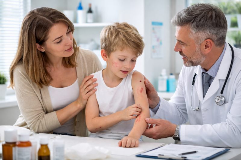 Пищевая аллергия у детей: причины, симптомы, диагностика и помощь