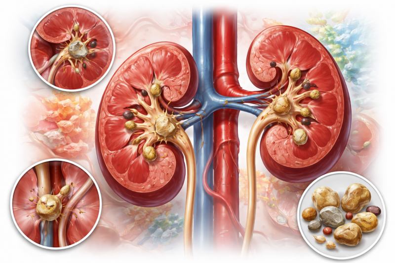 Камни в почках: симптомы, виды и современные подходы к лечению