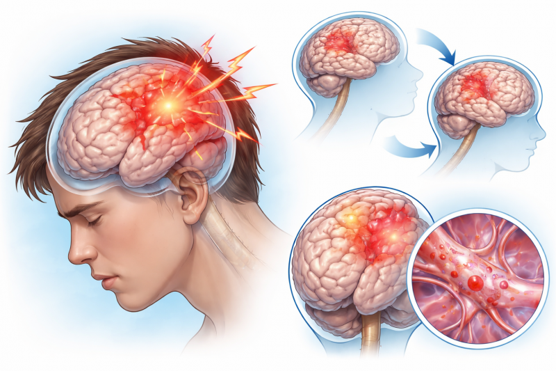 Сотрясение мозга: причины, симптомы и лечение