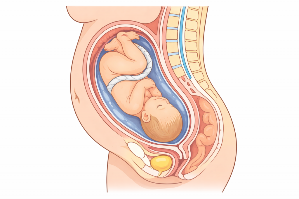 плод беременная 