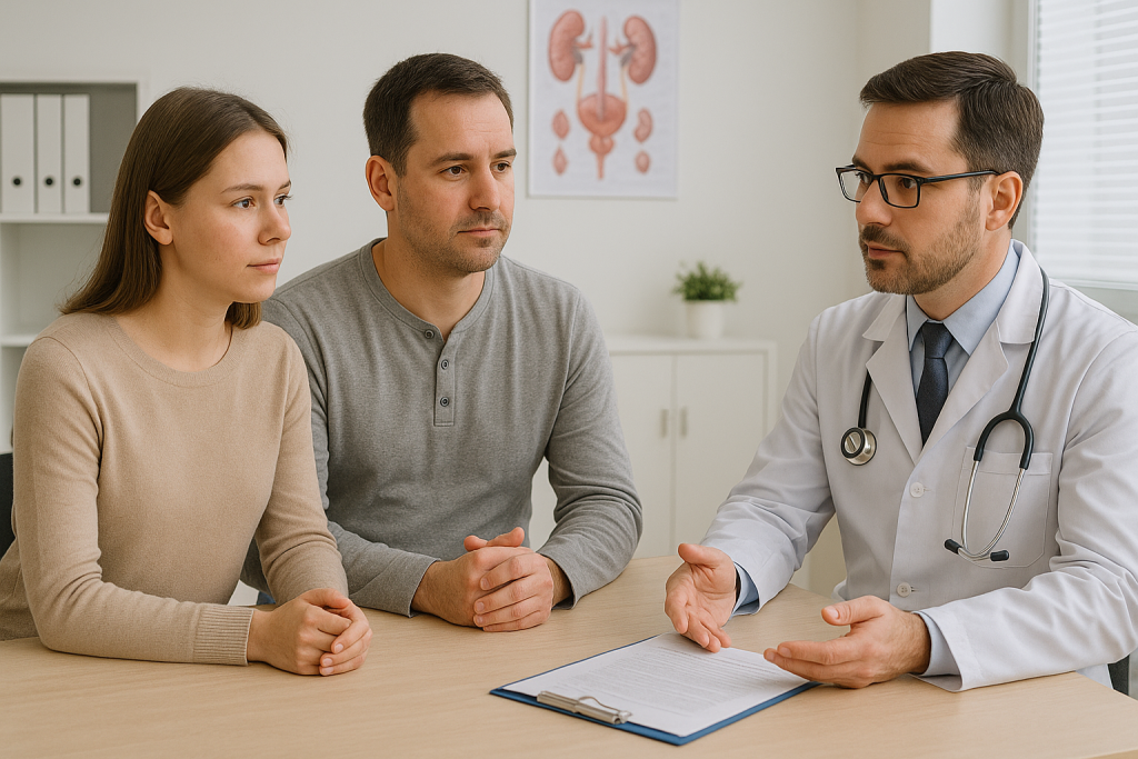 пара у врача