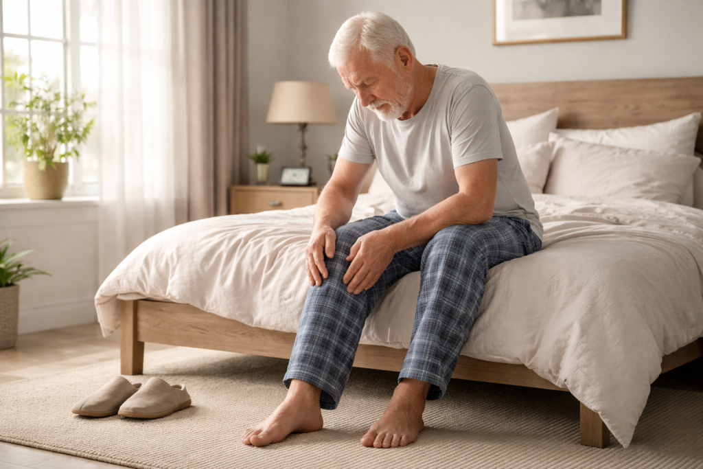 скованность пожилой боль в ноге колене.png