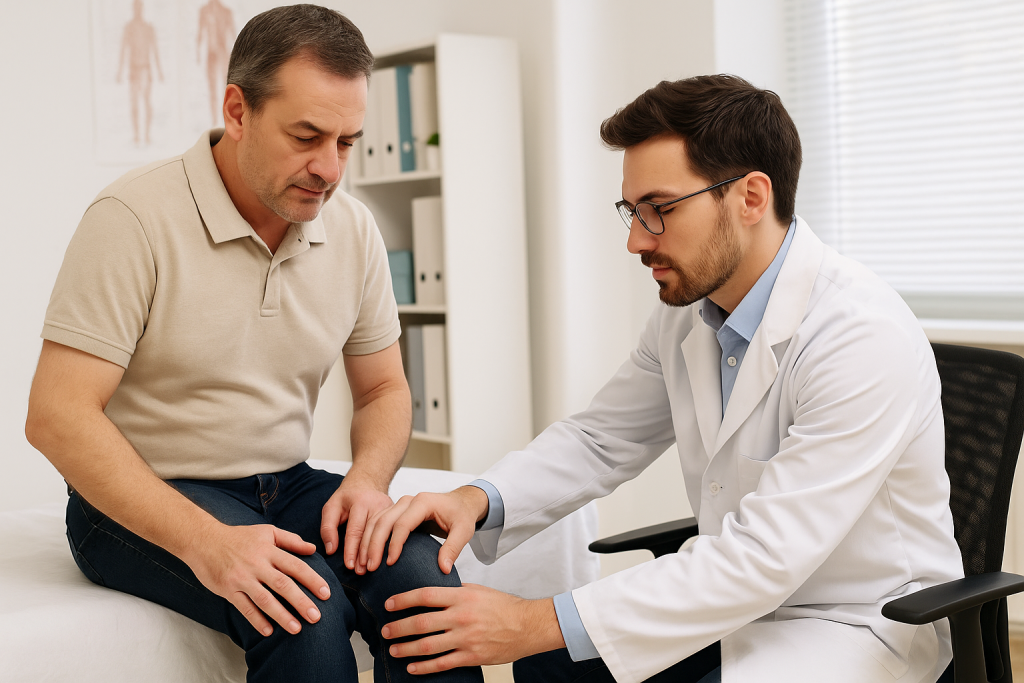 врач колено